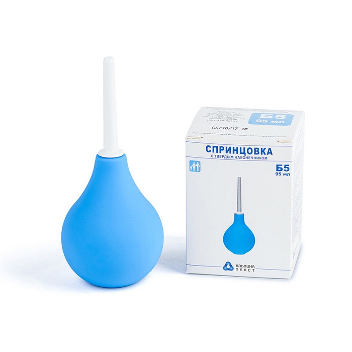 Спринцовка, тип Б-5, твердый наконечник
