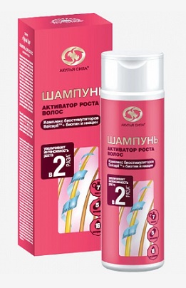 Акулья сила шампунь Активатор роста волос, 200мл