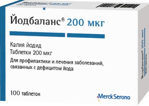 Йодбаланс, таблетки 200мкг, 100 шт