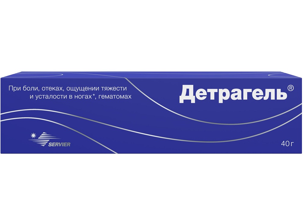 Детрагель, гель для наружного применения, туба 40г