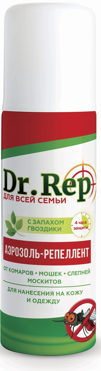Dr.Rep (Доктор Реп) аэрозоль от комаров и мошек, 150мл
