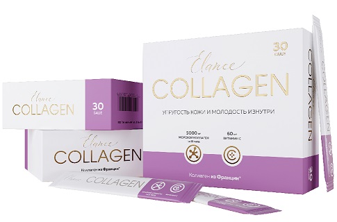 Elance (Эланс) Коллаген поршок, саше-пакетиках 5254 мг, 30 шт БАД
