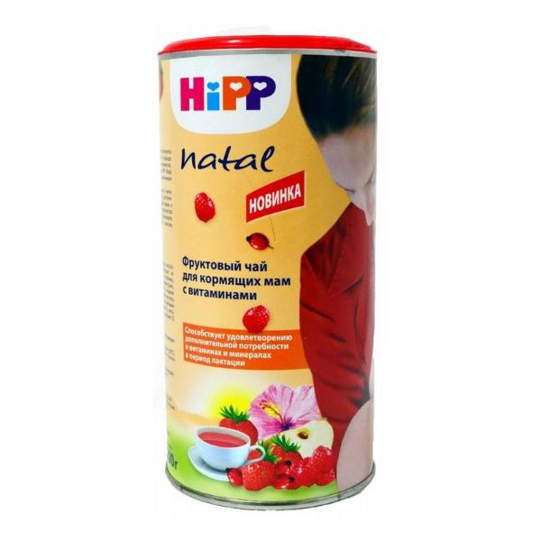 Hipp (Хипп) чай для кормящих мам фруктовый с витаминами, 200г