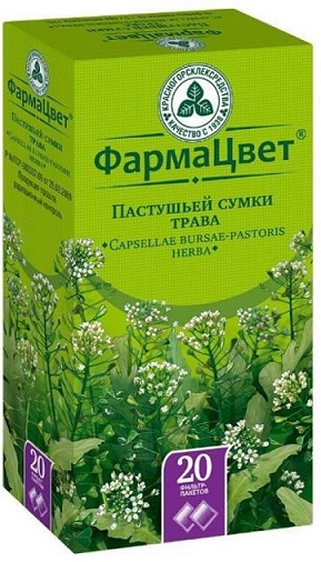 Пастушья сумка, фильтр-пакеты 1,5г, 20 шт