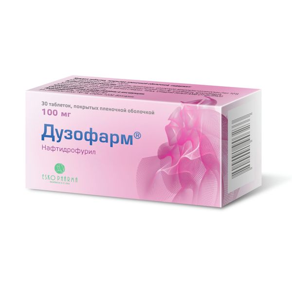 Дузофарм, таблетки покрытые пленочной оболочкой 100мг, 30 шт