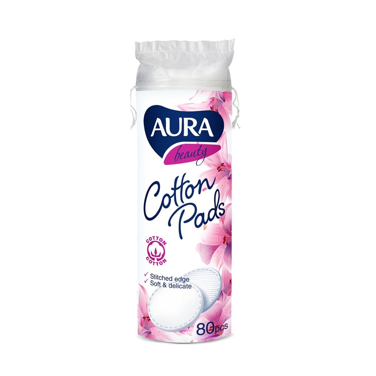 Aura (Аура) ватные диски 80шт