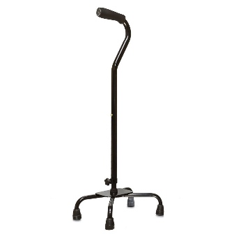 Трость AMCQ21 инвалидная телескопическая металлическая с четырьмя опорами