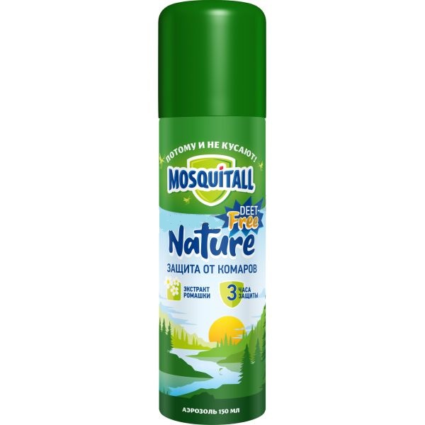 Mosquitall (Москитолл) Натуральная Защита аэрозоль-репеллент 150 мл
