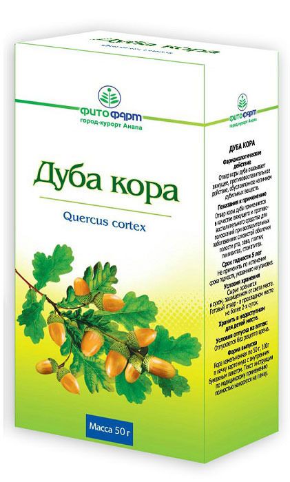 Дуба кора, пачка 50г