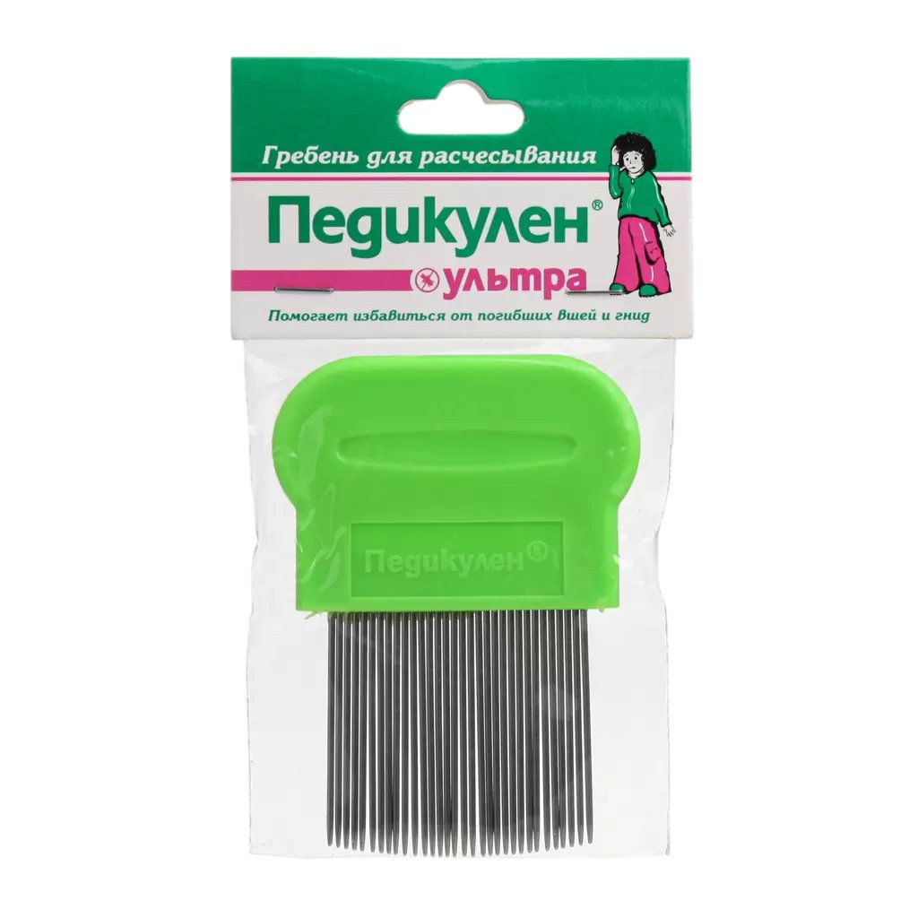 Педикулен Ультра, гребень для вычесывания гнид и вшей