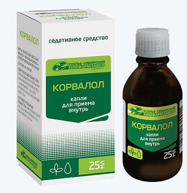 Корвалол, капли для приема внутрь, флакон 25мл