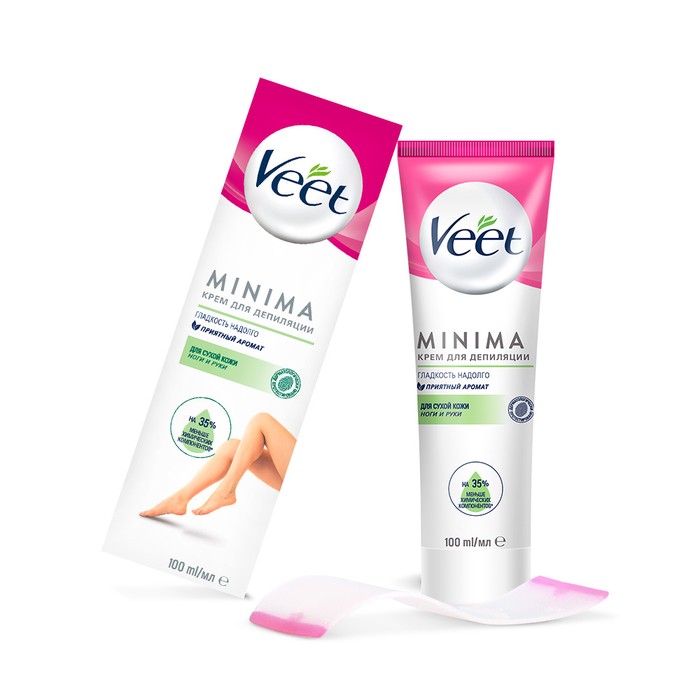 Veet Minima (Вит) крем для депиляции для сухой кожи, 100мл