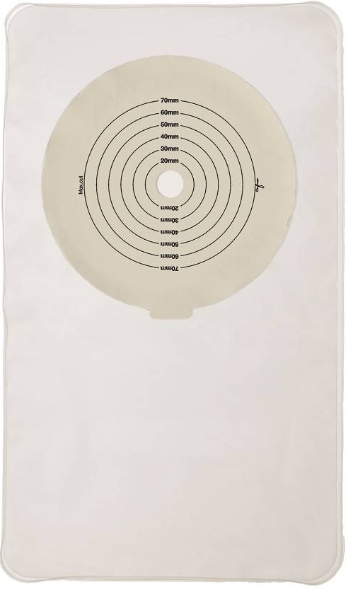 Калоприемник Mederen однокомпонентный недренируемый 140х250мм/500мл, диаметр стомы 10-70мм гибкая, 10 шт