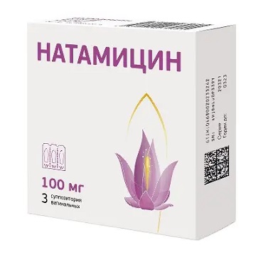 Натамицин, суппозитории вагинальные 100мг, 3 шт