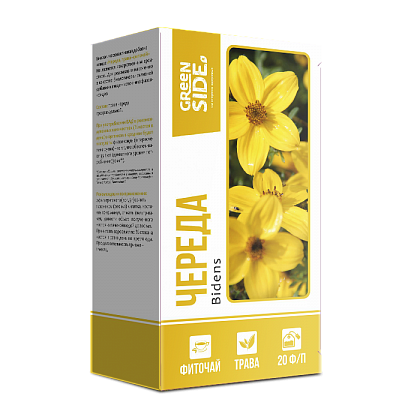 Череда трава, фильтр-пакеты 1,5г, 20 шт БАД