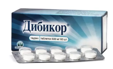 Дибикор, таблетки 500мг, 60 шт