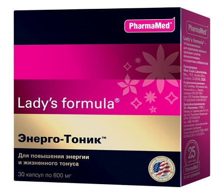 Lady's Formula (Леди-с Формула) Энерго-тоник, капсулы, 30 шт БАД