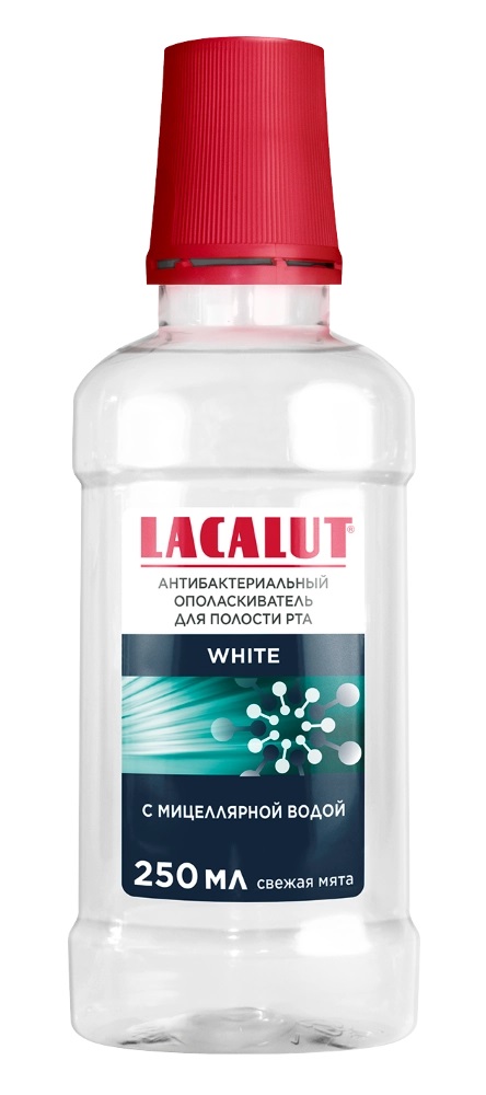 Lacalut (Лакалют) ополаскиватель Вайт, 250мл