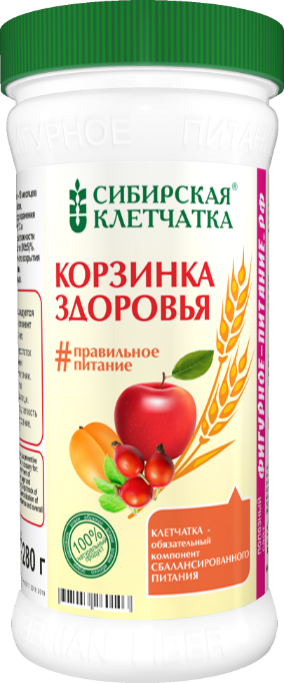 Сибирская клетчатка Корзина здоровья 280г