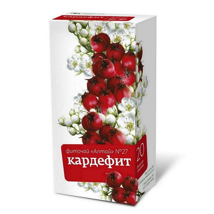 Фиточай Алтай №27, Кардефит фильтр-пакеты 2г, 20 шт БАД