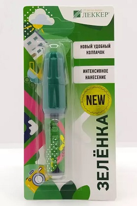 Леккер-Бриллиантовый зеленый, раствор спиртовой 1%, фломастер 5мл