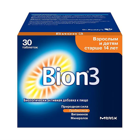 Bion (Бион) 3, таблетки 30 шт БАД