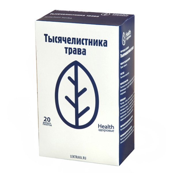 Тысячелистника трава, фильтр-пакеты 1,5г, 20 шт
