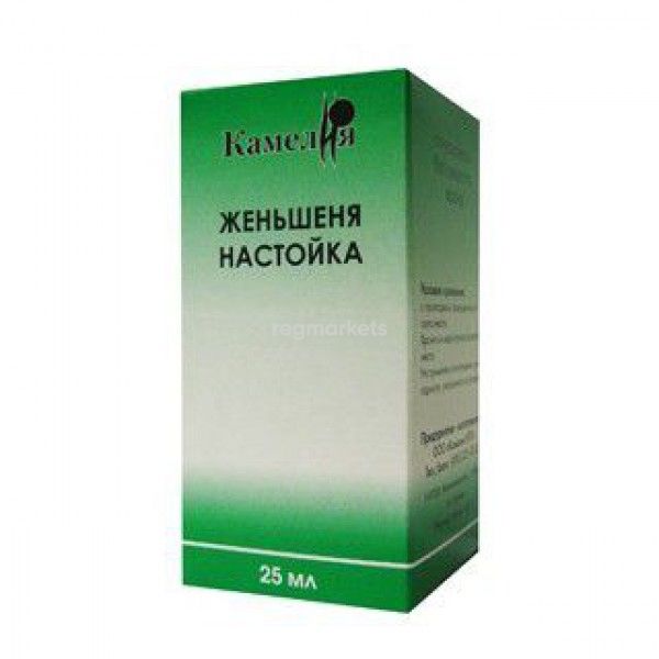 Женьшень настойка, флакон 25мл