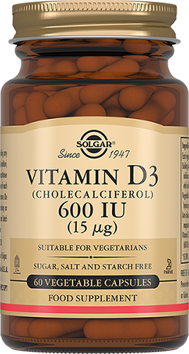Solgar (Солгар) Витамин Д3 600МЕ, капсулы 60 шт БАД