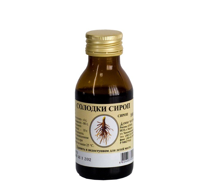 Солодка корни сироп, флакон 100мл