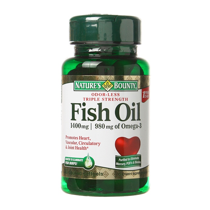 Nature's Bounty (Нэйчес Баунти) Омега-3 980мг, капсулы 30 шт БАД