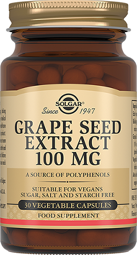 Solgar (Солгар) Экстракт виноградных косточек 100мг, капсулы 30 шт БАД