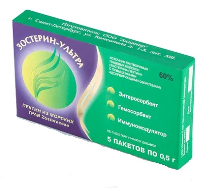 Зостерин-Ультра 60 порошок, пакеты 0,5г, 5 шт БАД