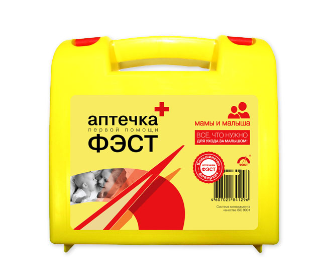 Аптечка Мамы и Малыша ФЭСТ Премиум пластиковая коробка