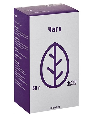 Чага (гриб Березовый), пачка 50г