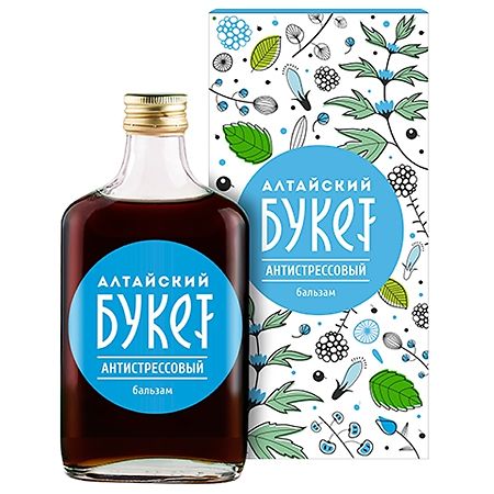 Бальзам Алтайский букет Антистрессовый, флакон 250мл БАД