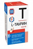 L-Таурин Будь здоров, капсулы 500мг, 60 шт БАД, Мирролла