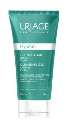 Uriage Hyseac (Урьяж Исеак) гель для лица очищающий мягкий, 150мл