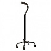 Трость AMCQ21 инвалидная телескопическая металлическая с четырьмя опорами, Амрус Энтерпрайзес