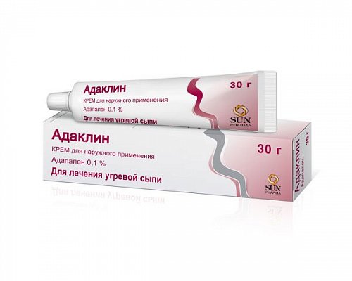 Адаклин, крем для наружного применения 0,1%, 30г