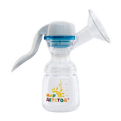 Мир Детства молокоотсос ручной с контейнером для молока (19206)