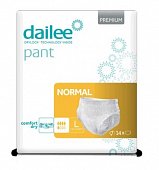 Dailee Premium (Дайли Премиум) подгузники-трусы для взрослых Normal, размер L, 14 шт, 