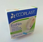 Ecoplast EcoFilm пластырь медицинский фиксирующий полимерный 1,25см х 5м, НордеПласт, ООО
