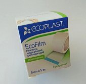 Ecoplast EcoFilm медицинский фиксирующий полимерный 5см х 5м, НордеПласт, ООО