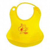 Пома слюнявчик гибкий с карманом, с 6 месяцев, Тайчжоу Хэппи