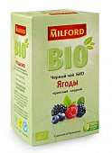 Milford (Милфорд) чай черный байховый био ягоды, фильтр-пакет 1,75г, 20 шт, Ostfriesische Тее Gesellschaft GmbH & Cо.КG,