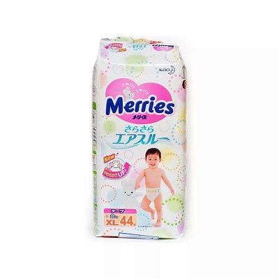 Merries (Меррис) подгузники детские XL 12-20 44 шт