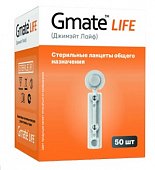 Gmate Life (Джимэйт лайф) ланцеты для забора крови, одноразовые стерильные тип 2 2,5х25мм, 50 шт, 