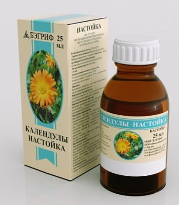 Календула настойка, флакон 25мл