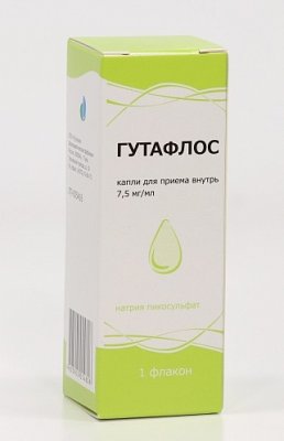Гутафлос, капли для приема внутрь 7,5мг/мл, флакон 30мл